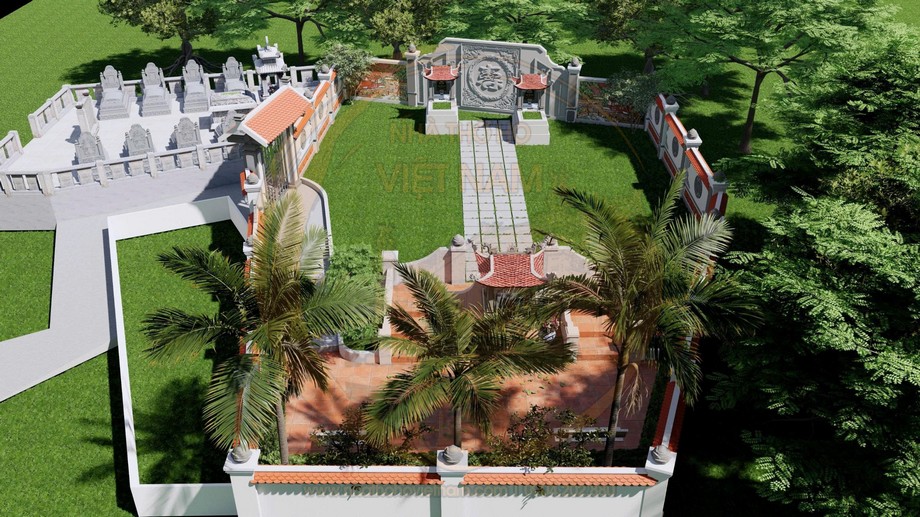 Bản vẽ 3D thiết kế khu lăng mộ cho dòng họ tại phường Hồng Bàng, Hải Phòng Bản vẽ 3D thiết kế khu lăng mộ cho dòng họ tại phường Hồng Bàng, Hải Phòng