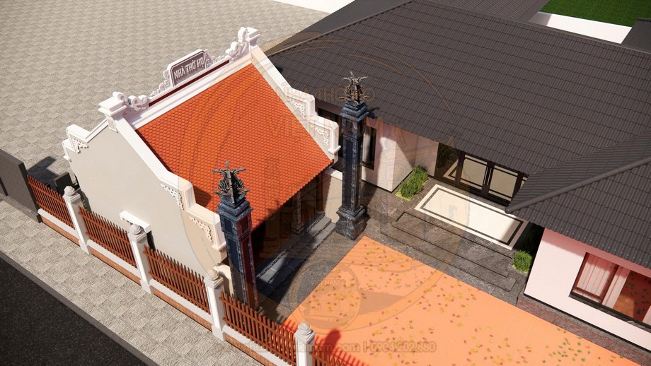 Bản vẽ nhà thờ họ 1 gian kết hợp nhà ở tại phường Tây Hồ, Hà Nội Bản vẽ nhà thờ họ 1 gian kết hợp nhà ở tại phường Tây Hồ, Hà Nội