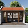 Bản vẽ nhà thờ họ 3 gian 2 mái kết hợp nhà ở phong cách truyền thống tại phường Tam Điệp, Ninh Bình