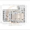 Bản vẽ nhà thờ họ 5 gian 2 mái kết hợp tiểu cảnh chi tiết tại xã Lý Bôn, Cao Bằng