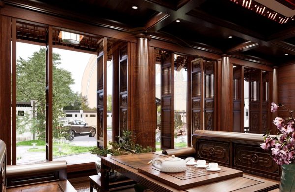 Thiết kế nhà thờ họ 3 gian 4 mái kết hợp nhà ở tại xã Kim Thành, Hải Phòng