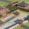 Bản thiết kế nhà thờ họ 8 mái 2 tầng có tiểu cảnh độc đáo tại xã Tịnh Khê, Hà Tĩnh