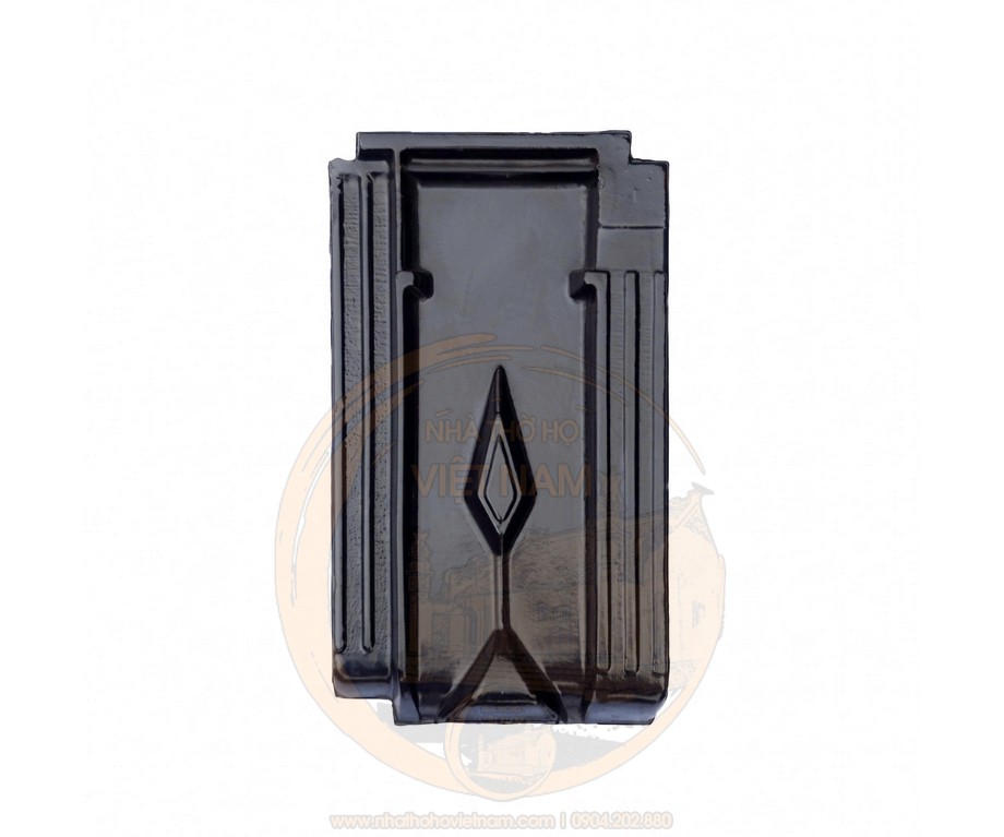 Ngói lợp 22v/m2 men đen giữ hồn truyền thống trên từng mái ngói